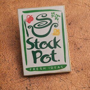 Stock Pot Fresh Ideas Vintage Company Lapel Pin